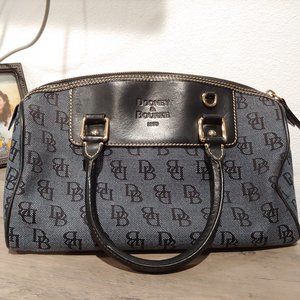 Dooney & Bourke Dark Blue Handbag Satchel Purse SALE